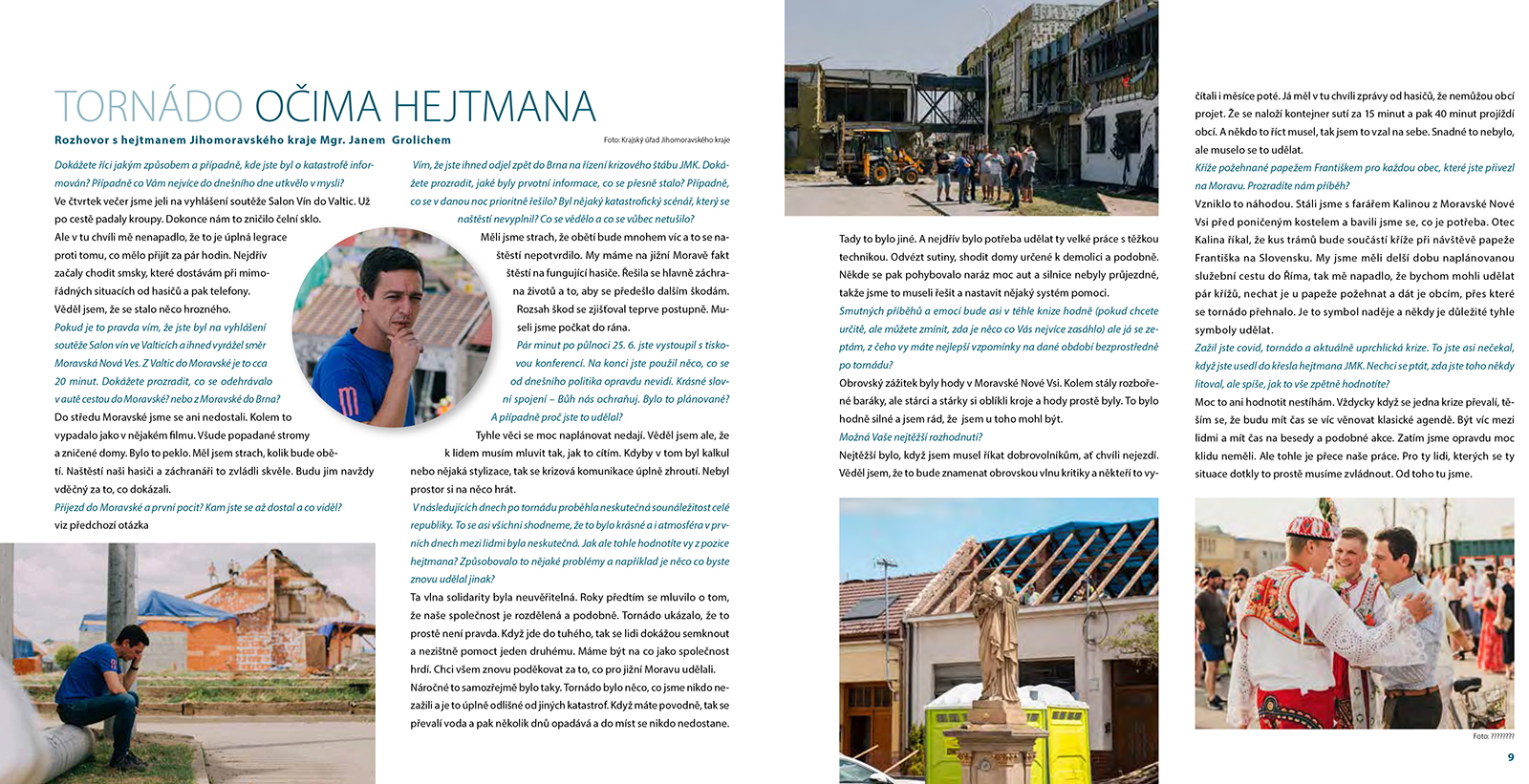 Ukázka z připravované knihy Tornádo na Moravě očima přímých svědků