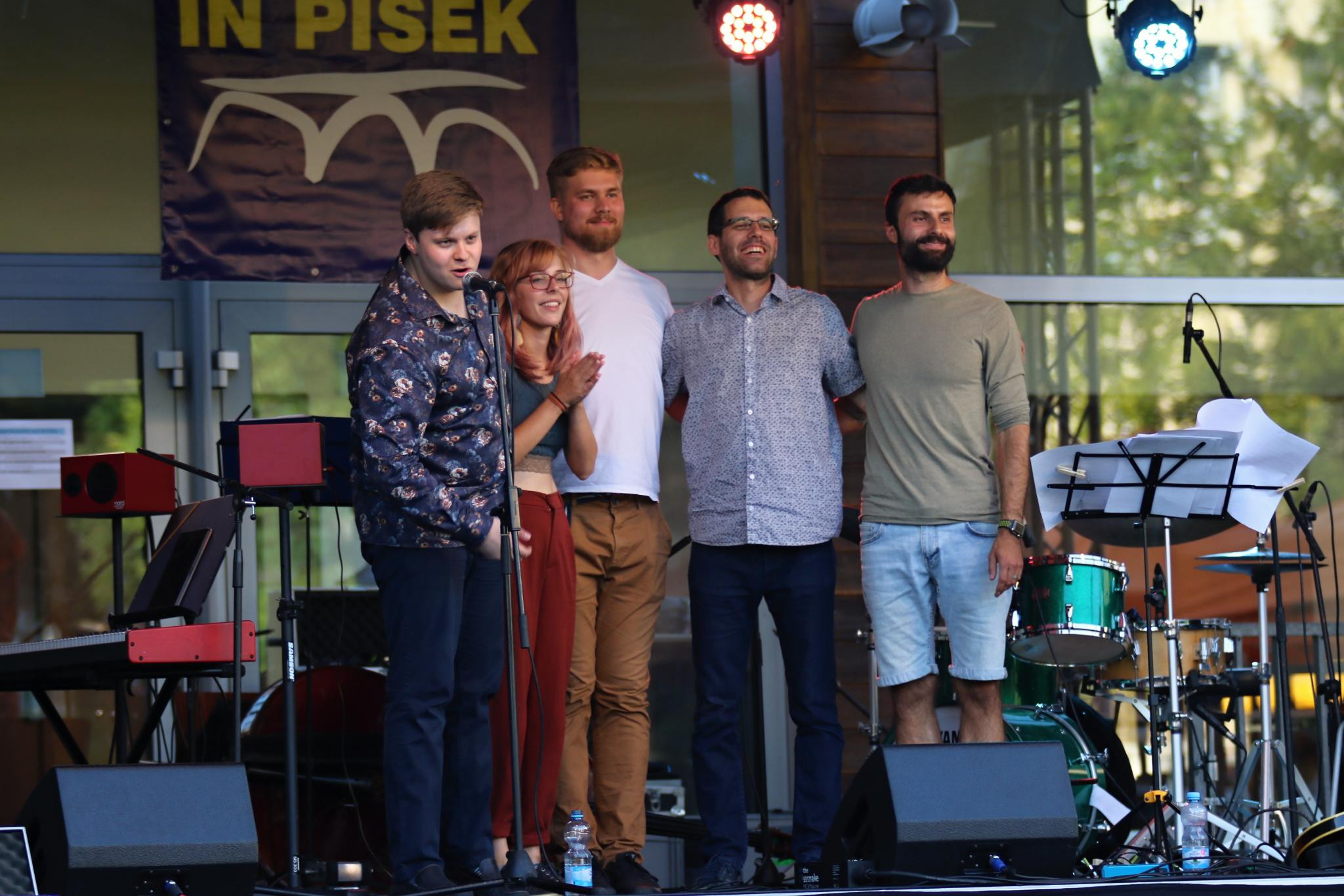 left to right: Daniel Bulatkin, Allison Wheeler, Max Makagonov, David Dorůžka, Petr Nohavica