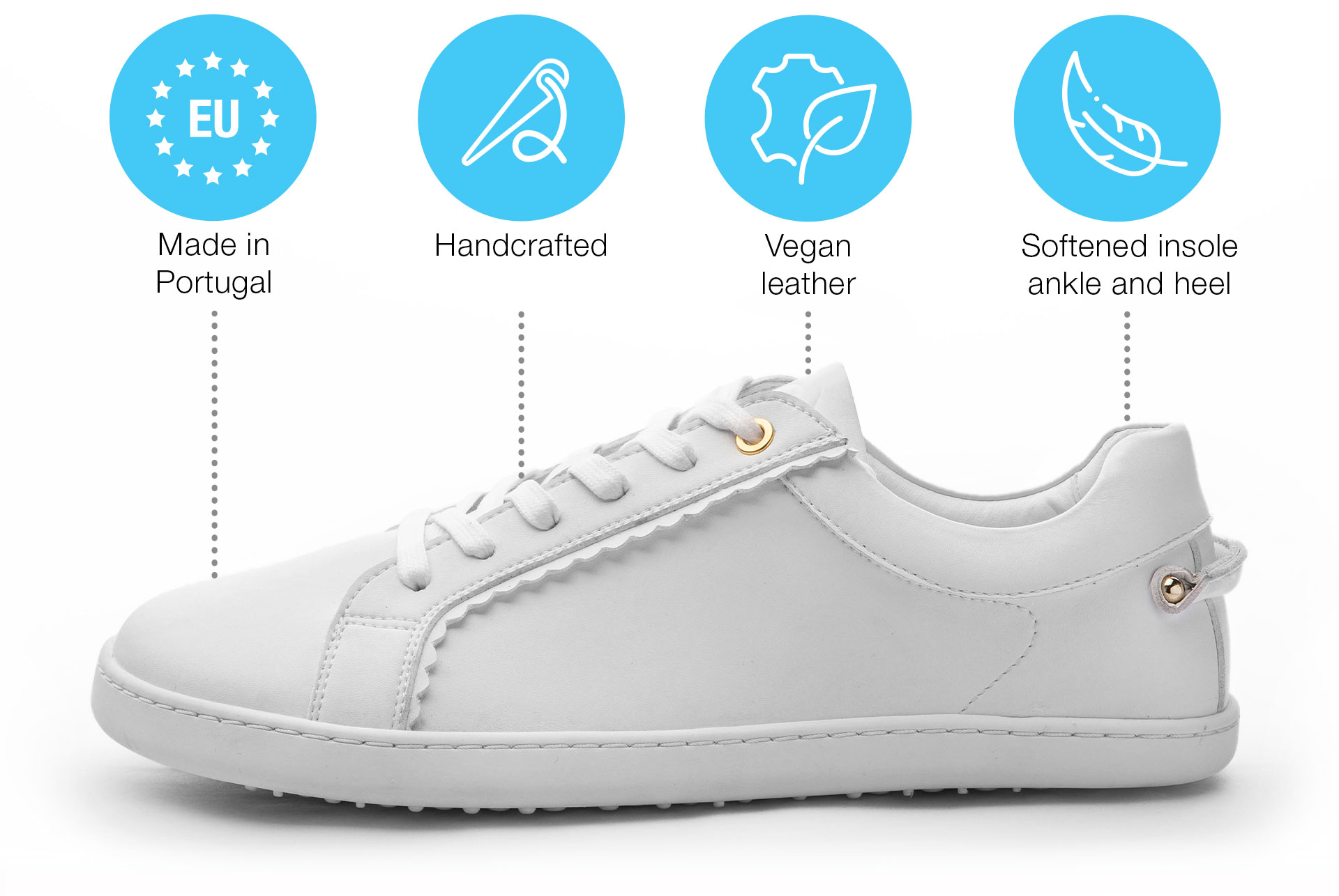 SHAPEN Barefoot senakers details