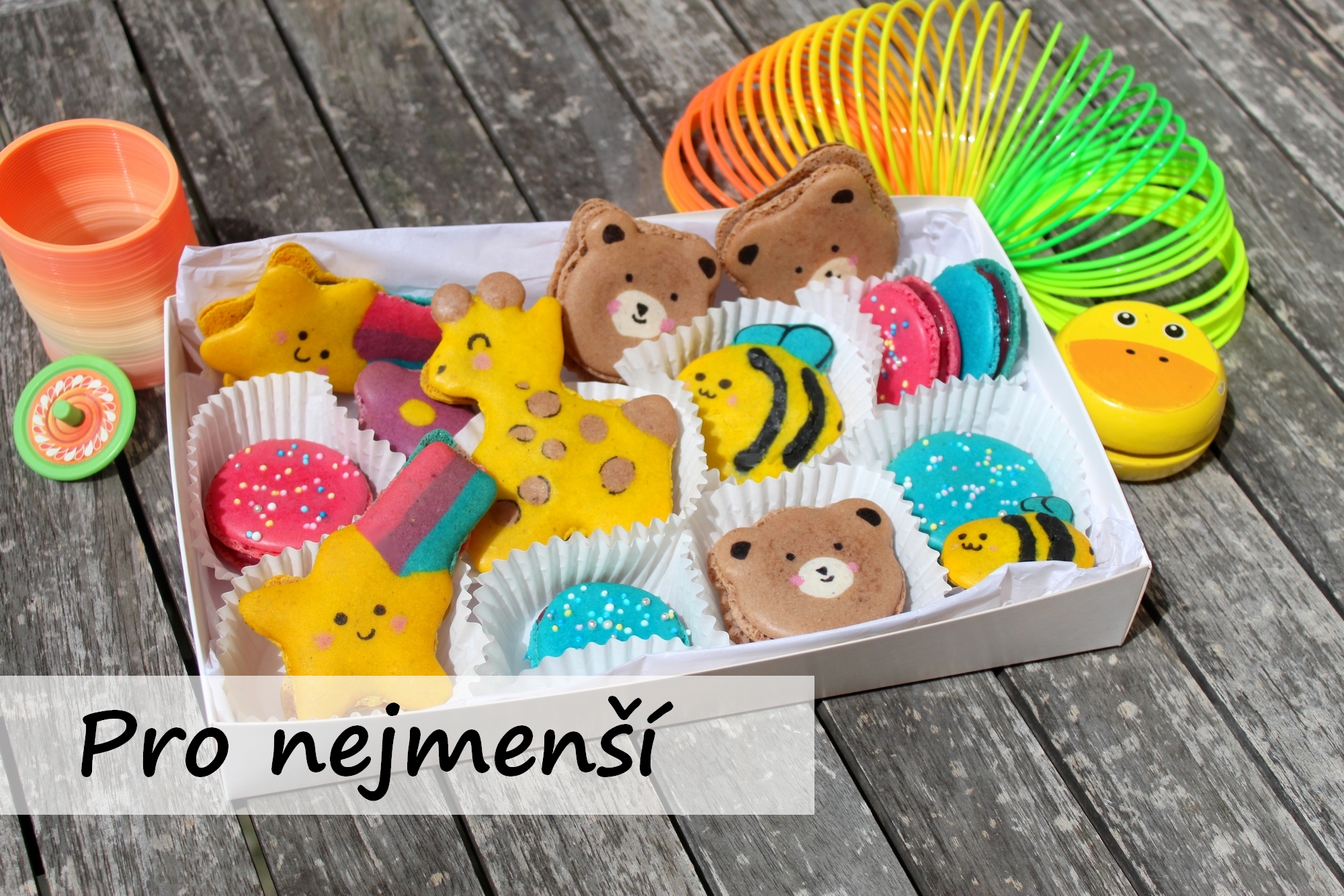 Makronky na téma „Pro nejmenší“