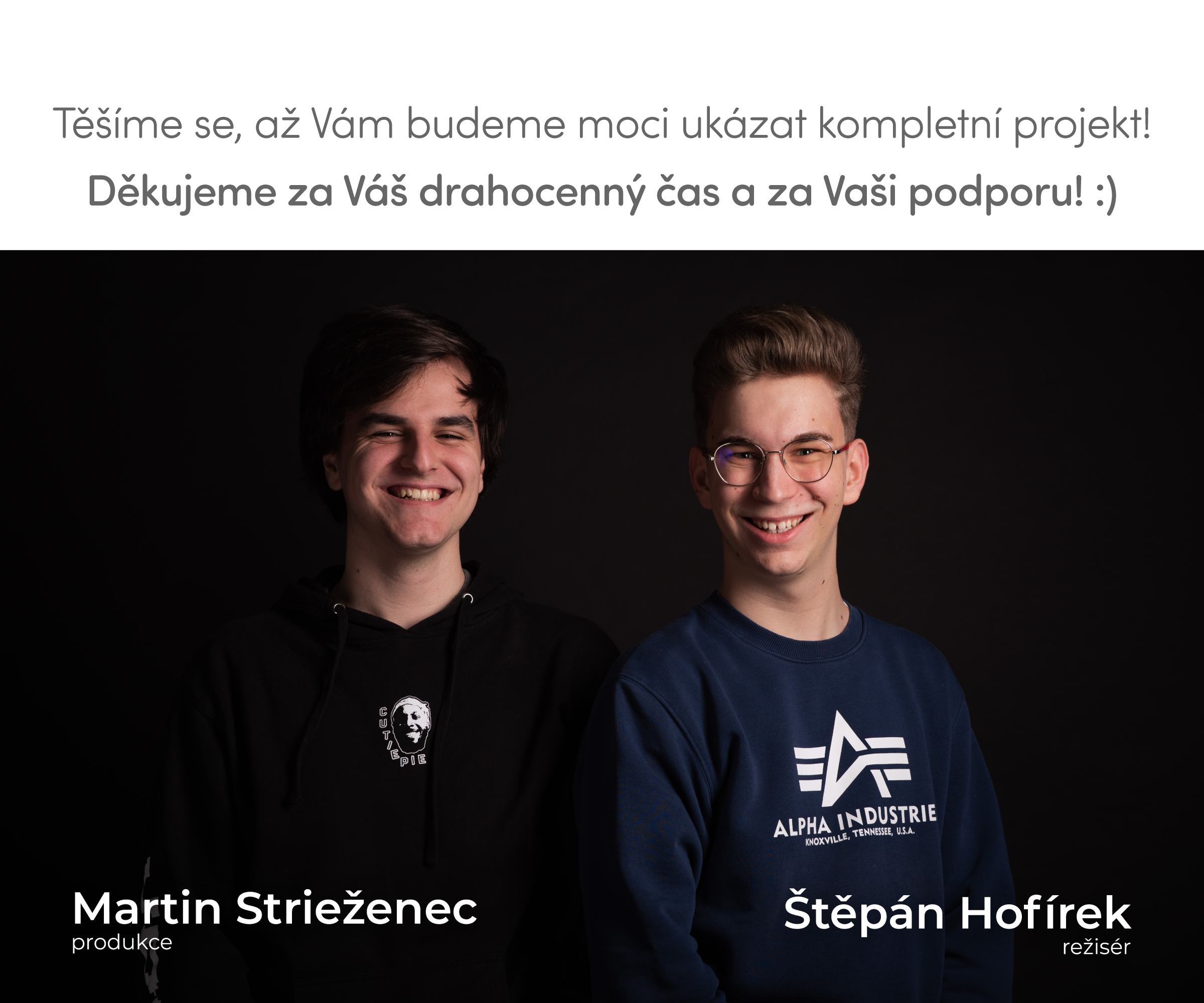 Text Patka Děkujeme za podporu!