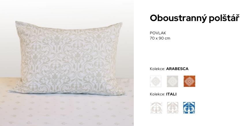 LilyBeth povlak na polštář 90 x 70 cm oboustranný