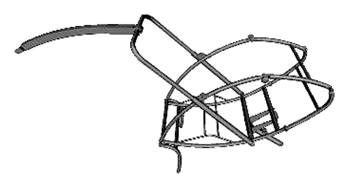 Fešák kostlivec. Tak vypadá 3D sken kompletního rámu cyklovozíku Kolofogo.