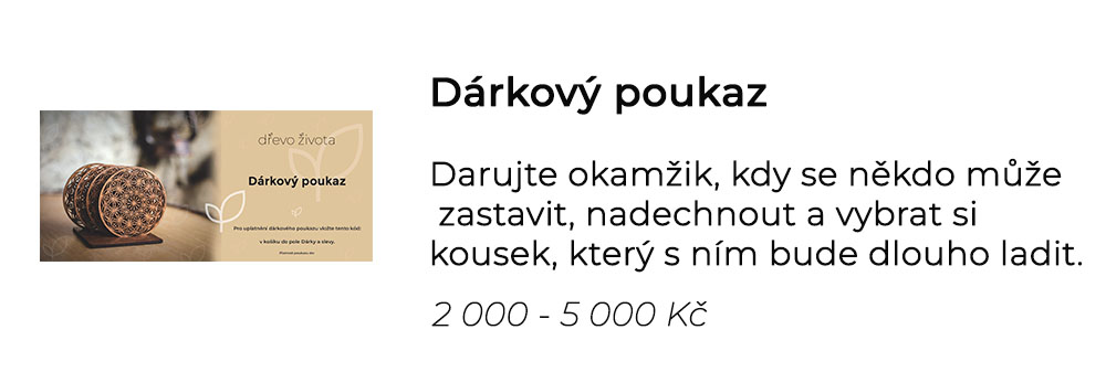 Dárkové poukazy