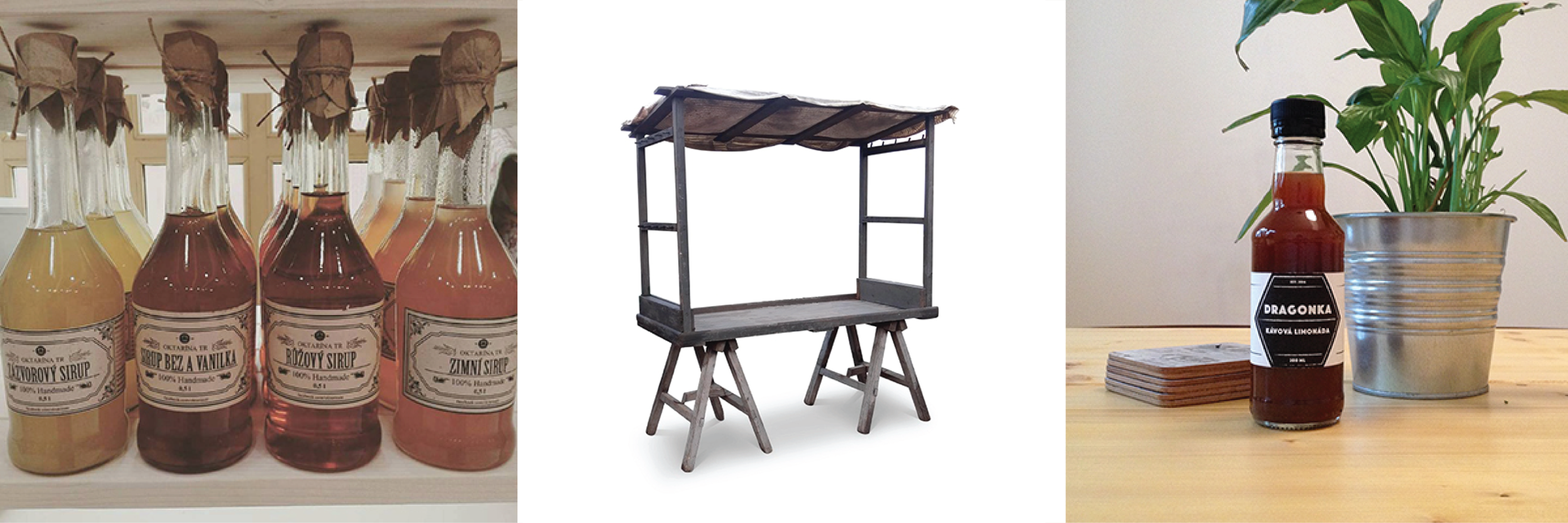 oktarína sirupy a domácí limonáda