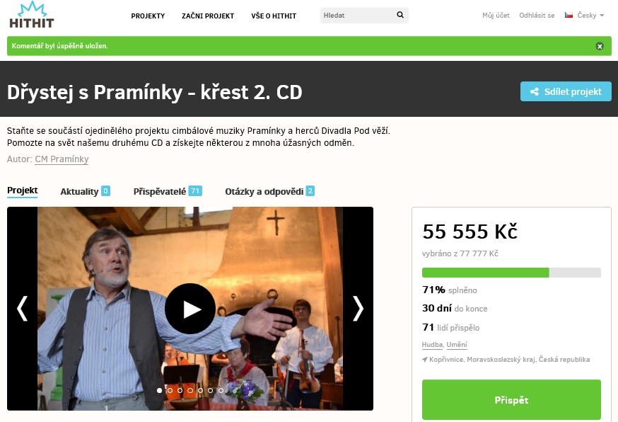 Po čtrnácti dnech :) 