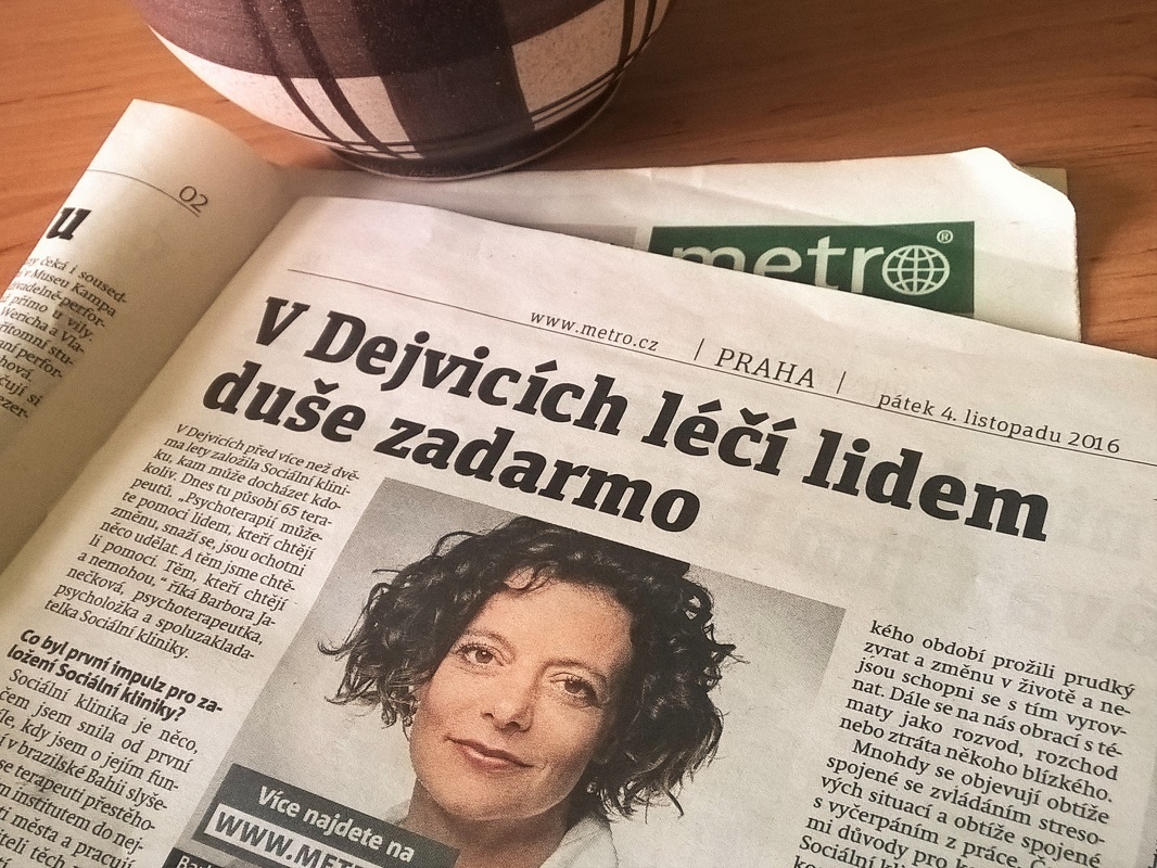 Rozhovor s Bárou Janečkovou v Metru