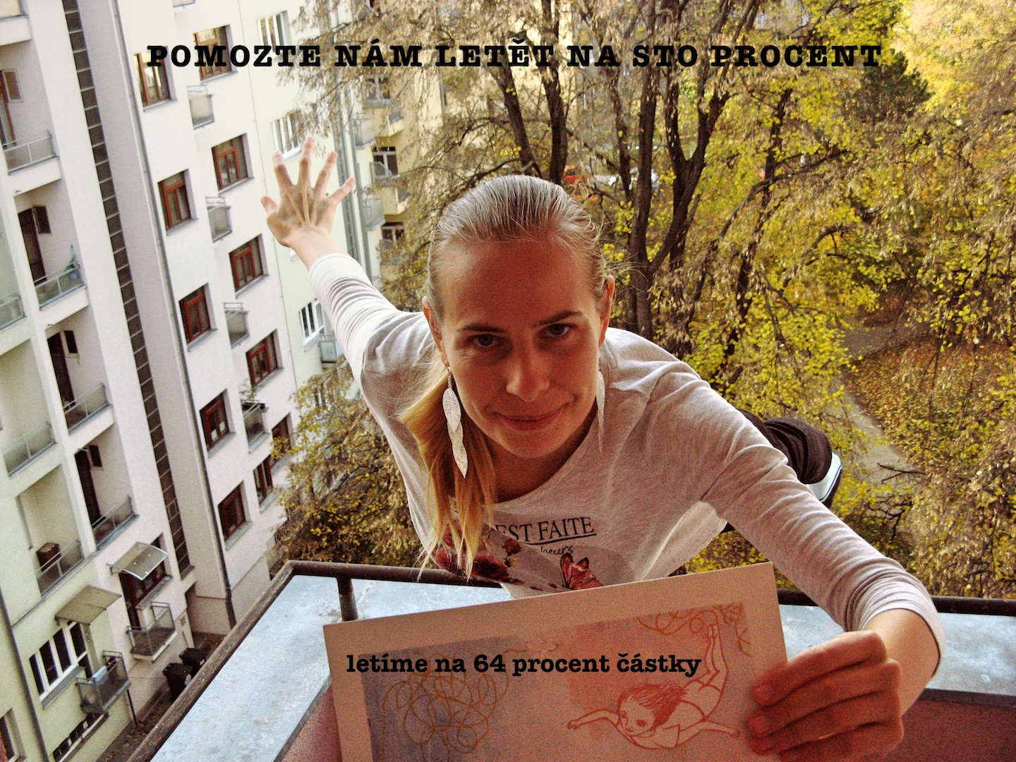 Letíme na jednu nožní duši, podpořte nás a poletíme na dvě!