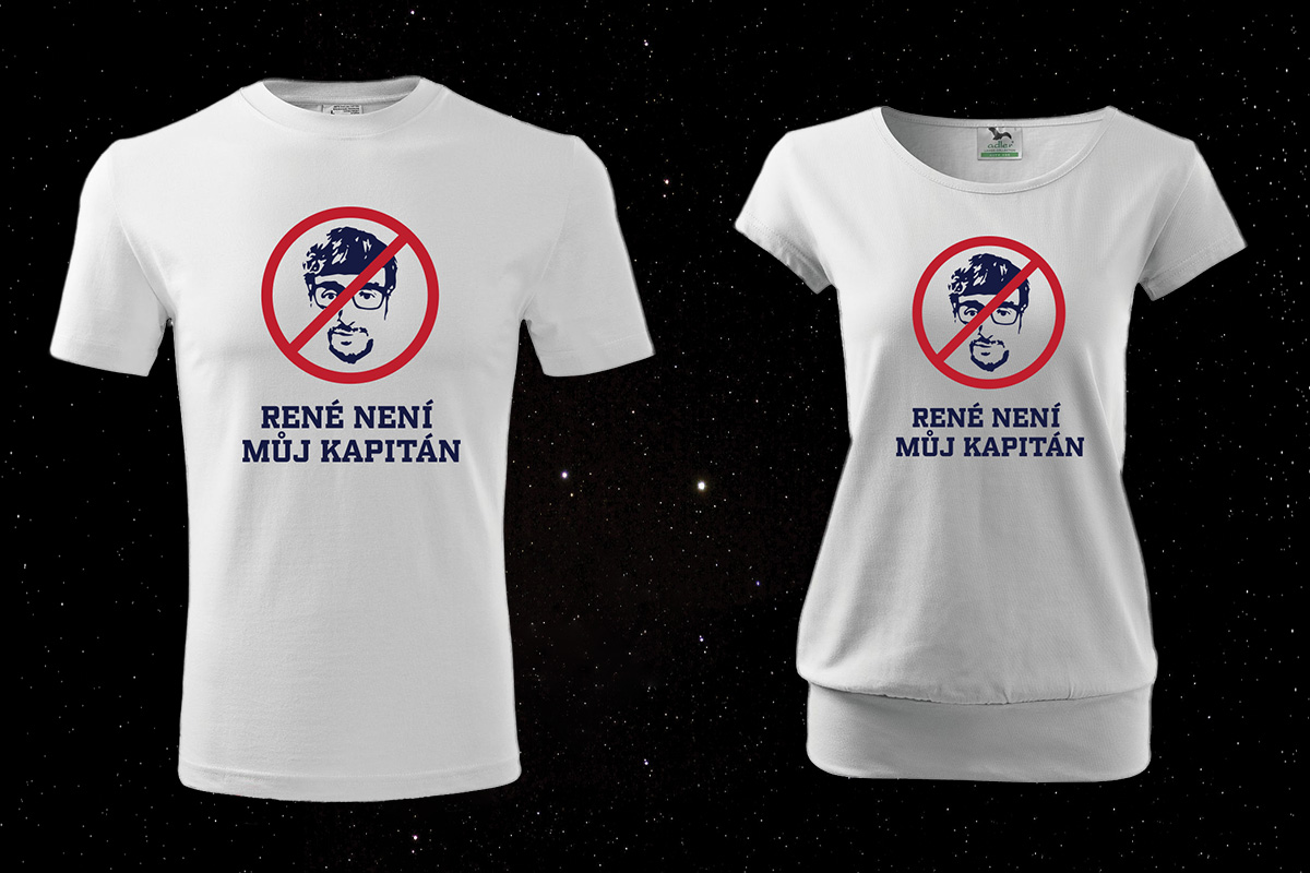 Tričko AntiRené (foto všech suvenýrů najdete v galerii)