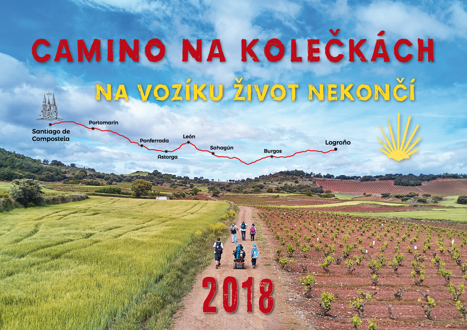 CAMINO NA KOLEČKÁCH 2018