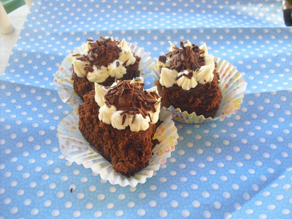 čokoládový dortík bez kakaa