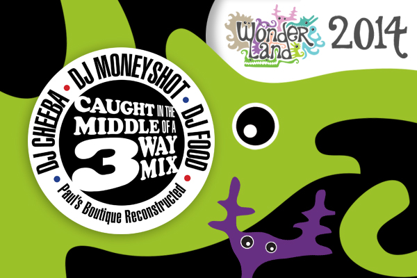 DJ Food + DJ Cheeba + DJ Moneyshot - 3-Way audio/video show