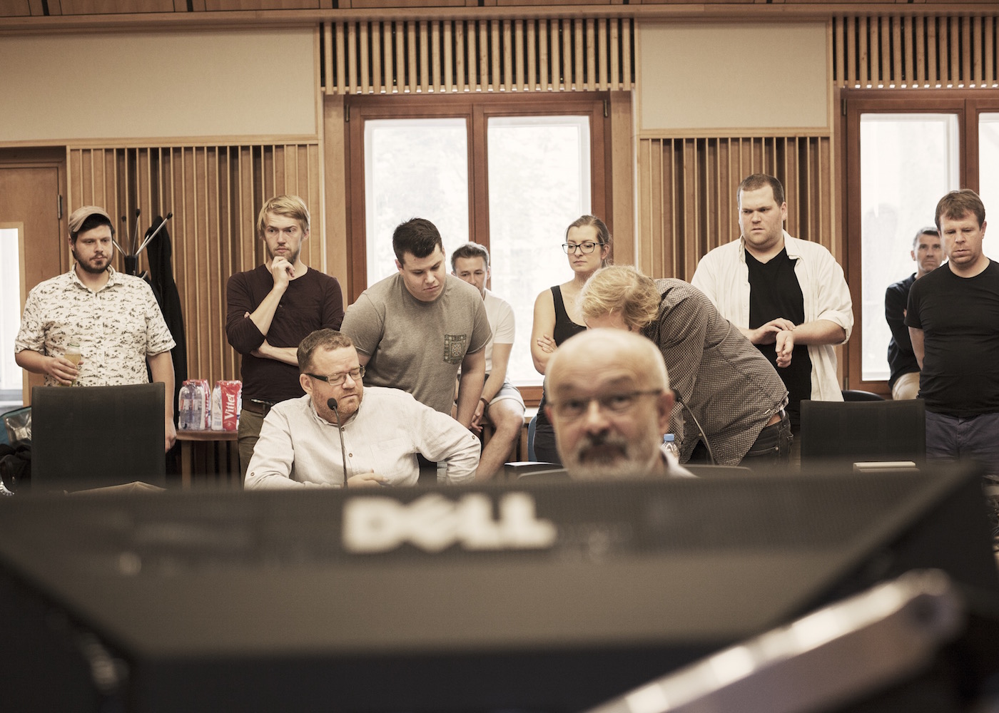 Concept Art Orchestra při natáčení alba Vánoce dospělých ve Smečky Music Studios
