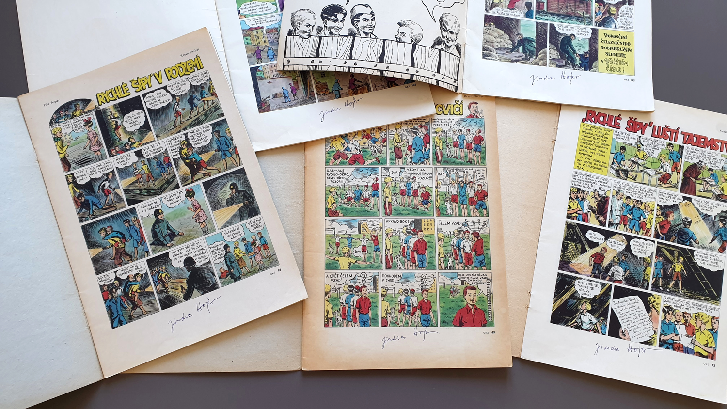 Podepisování Rychlých Šípů