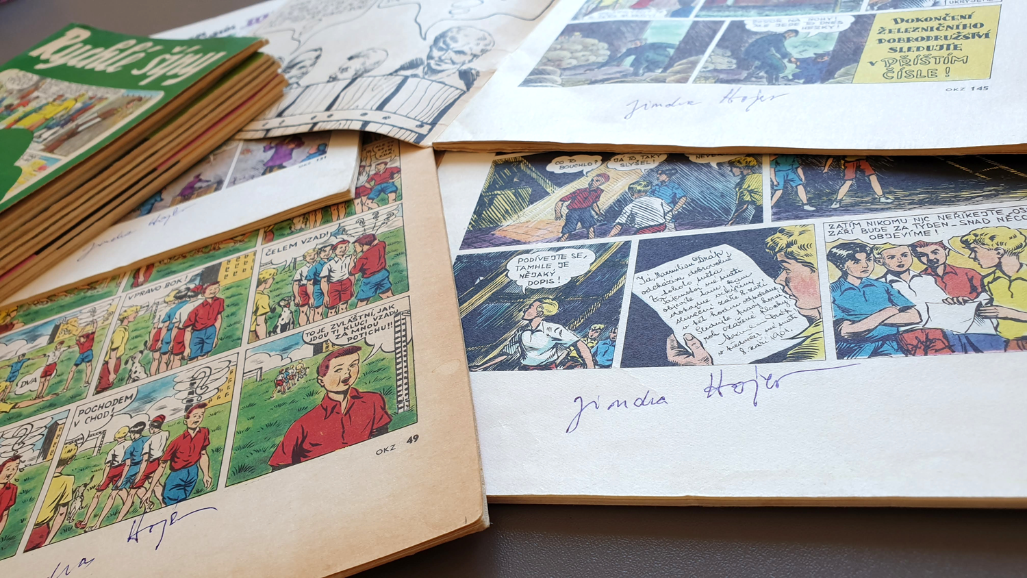 Podepisování Rychlých Šípů