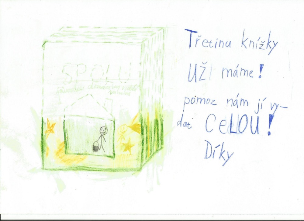 Třetinu knížky už máme