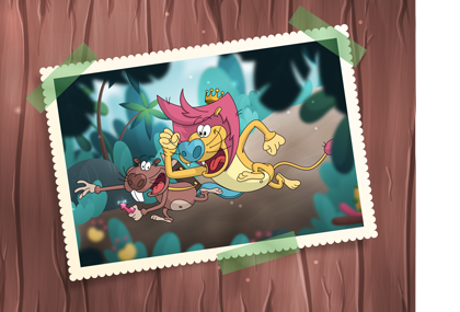 Nártoun Olin vypráví - Lev a bobr běží k řece