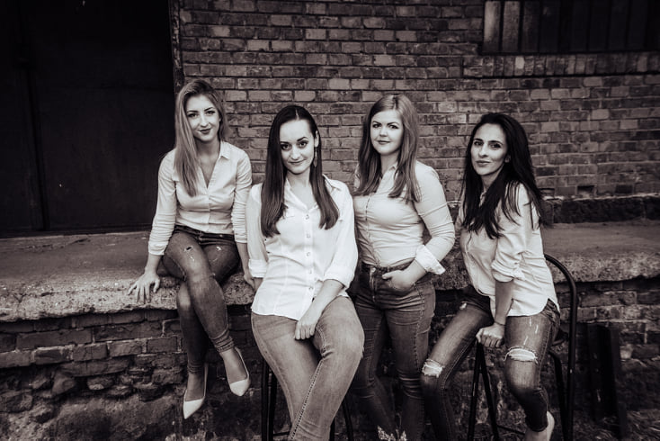 Aďka, Anička, Miška, Darinka