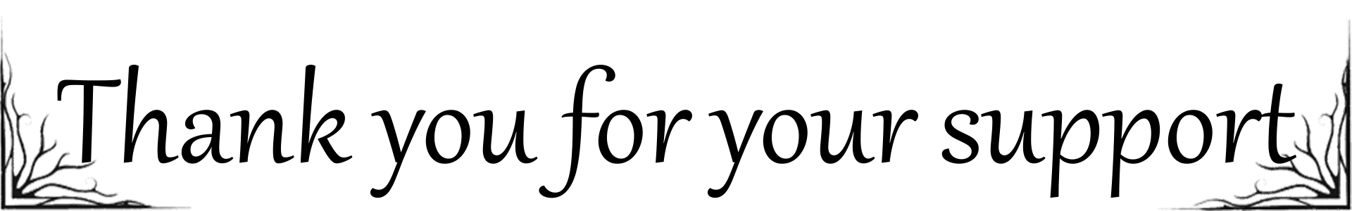 Thank you - headline