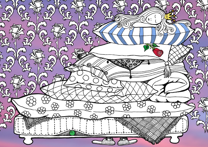 Omalovánka Růženka