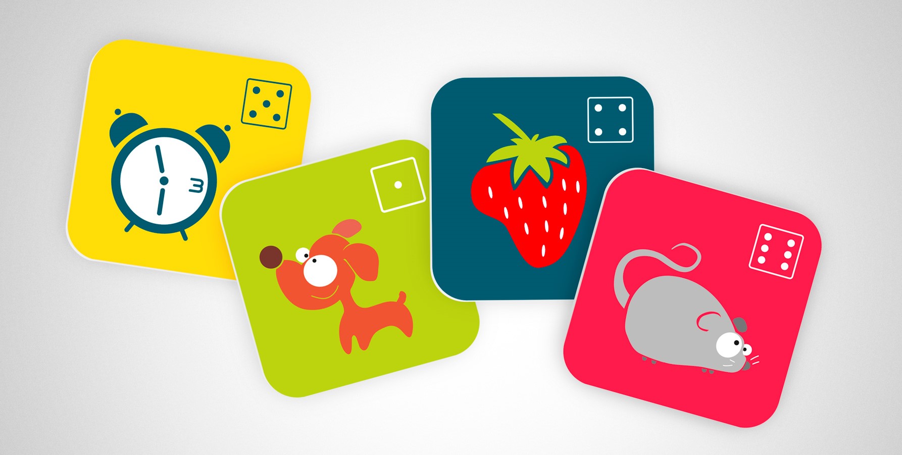 Kartičky s obrázky a čísly Bambilion