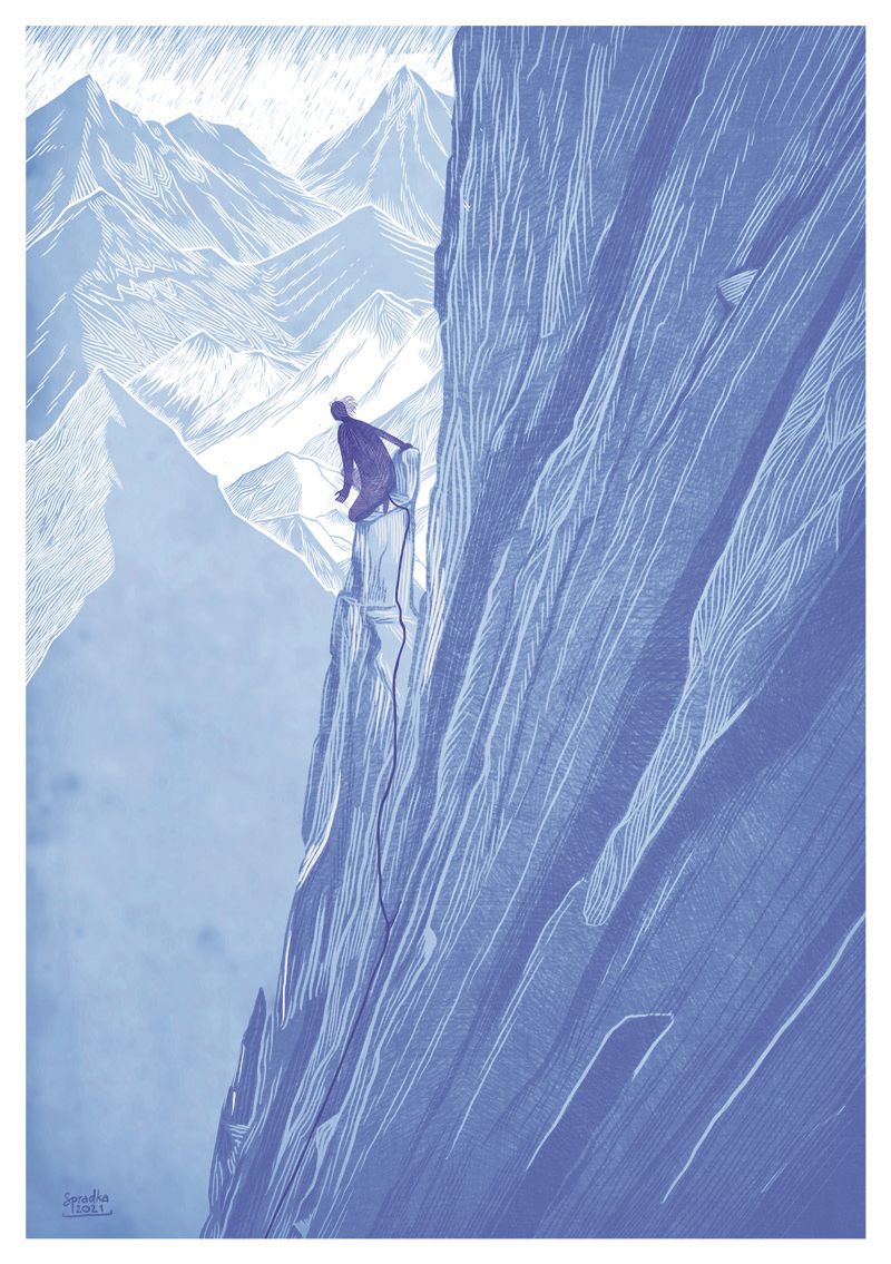 Pohlednice "Opojná samota ve stěně"