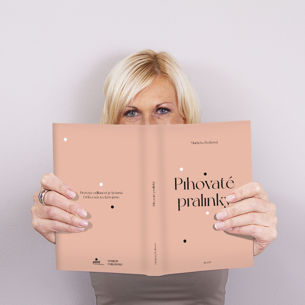 To bílé jsou pihy "skrz" - vizualizace obálky