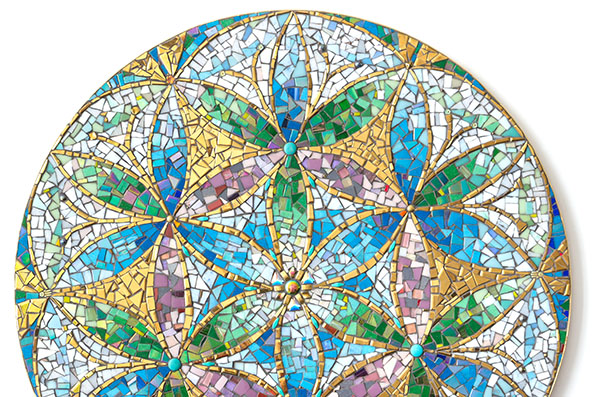 Mozaikový obraz "Květ Života"